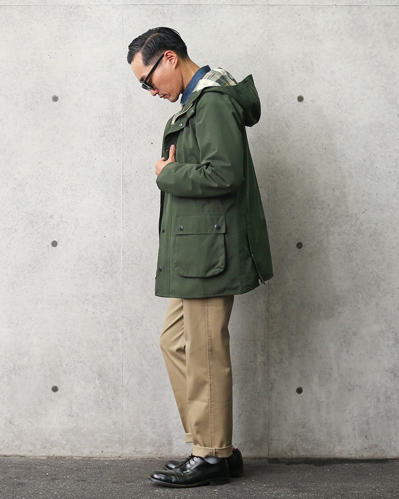Barbour バブアー MCA0508 HOODED BEDALE SL 2LAYER（フーデッド