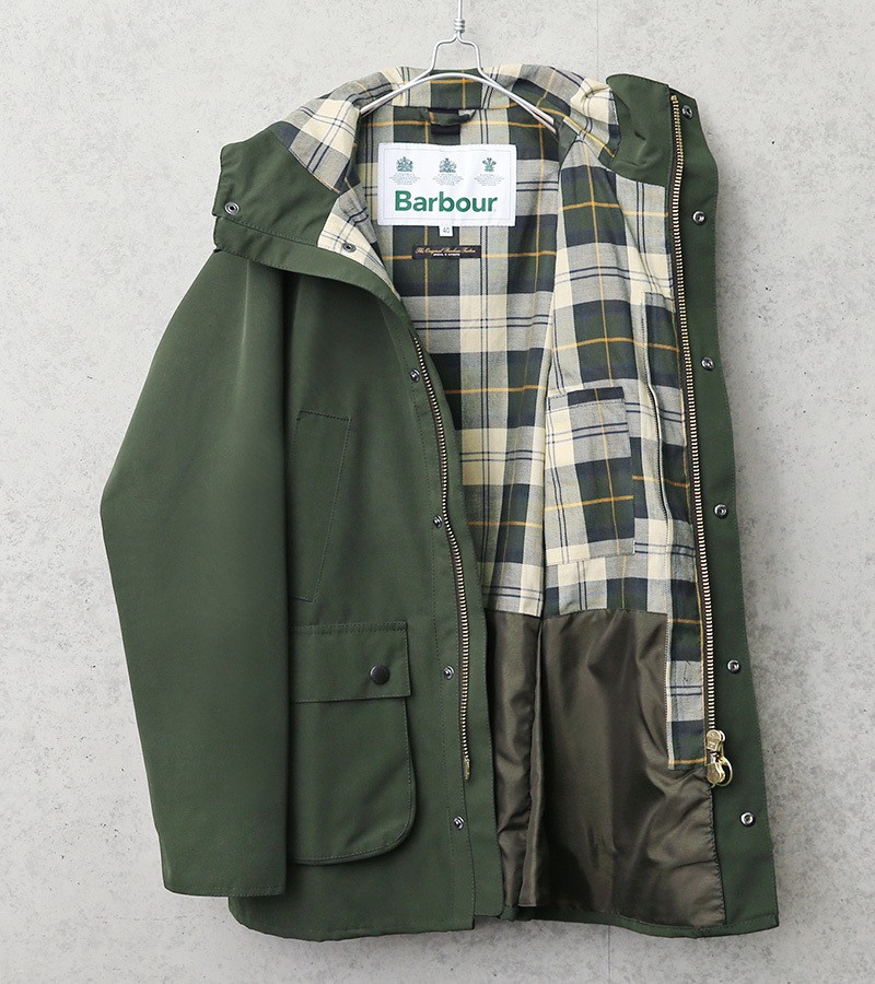 Barbour 別注 Hooded Bedale 2layer 40 セージ Barbour 別注 Hooded Bedale 2layer 40 セージ