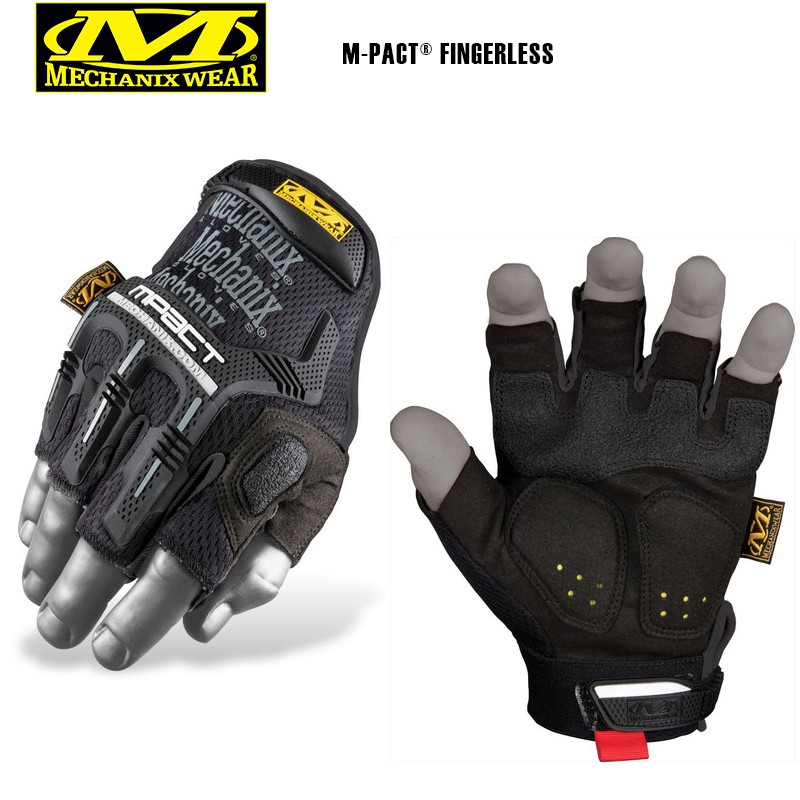 Mechanix Wear メカニックス ウェア M-Pact Fingerless Glove （エムパクトグローブ フィンガーレス） ブランド  サバゲー グローブ 装備【T】