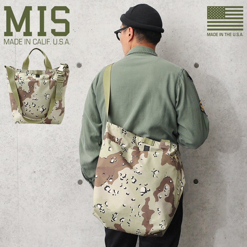 MIS エムアイエス MIS-P102 2WAY PACK CLOTH NYLON ショルダーバッグ