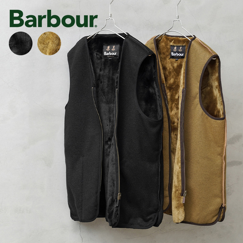 Barbour バブアー MLI0035 フロントジップ FUR LINER（ファー ライナー 