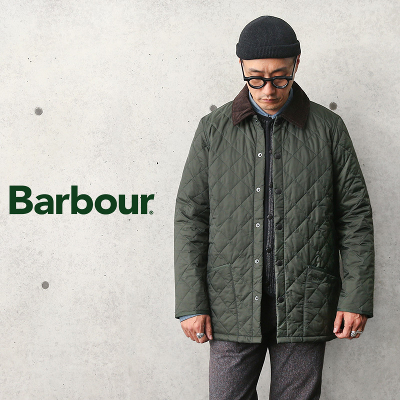 Barbour バブアー LIDDESDALE キルティング ミリタリー-