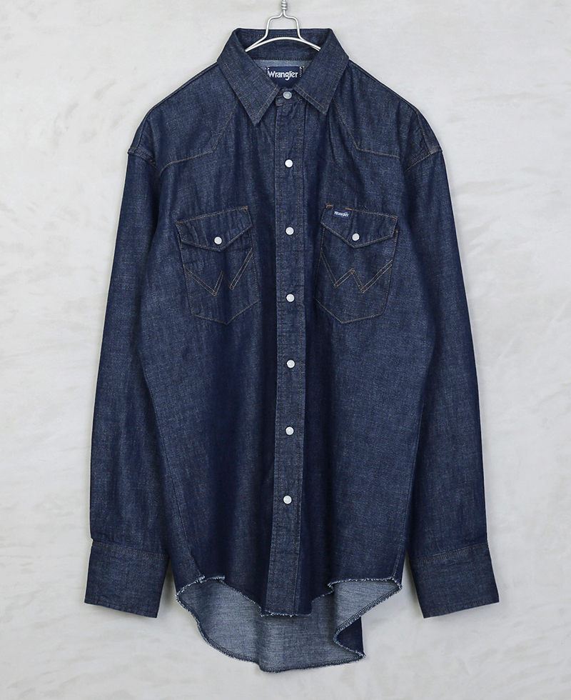 Wrangler ラングラー WM1027 WESTERN デニムシャツ メンズ 長袖