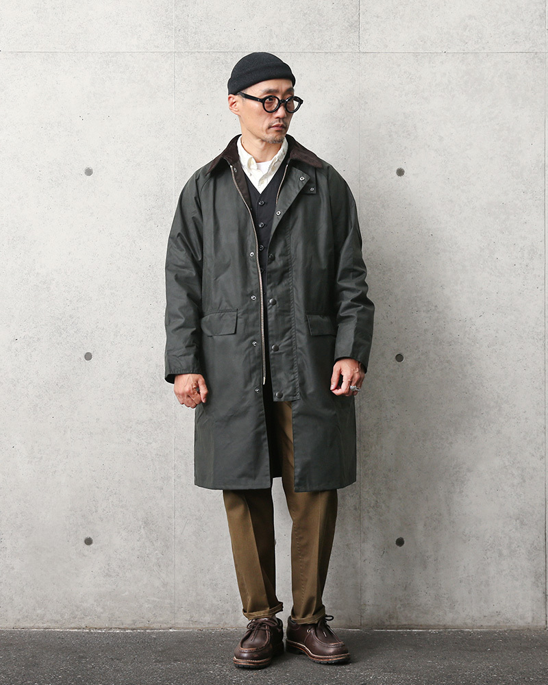 Barbour バブアー MWX1370 NEW BURGHLEY JACKET WAXED