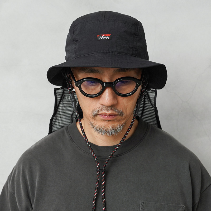 NANGA ナンガ NA2221-3B501 NYLON TUSSER SUNSHADE HAT ナイロン