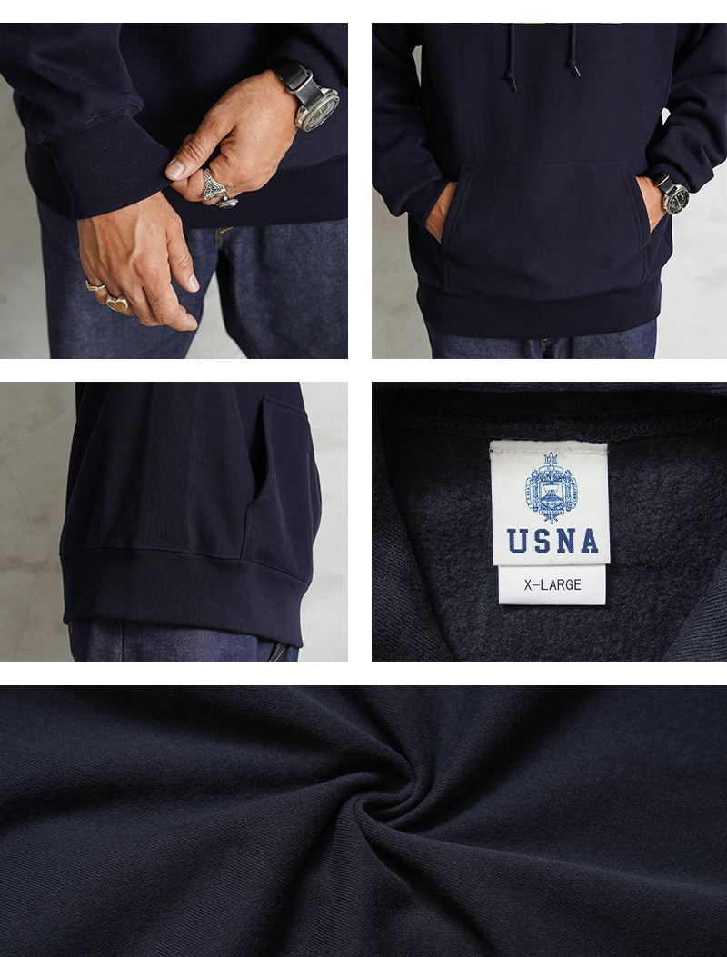 NAVYパーカー　Mサイズ　USNA　米軍　アッシュ　ネイビー gildan NAVYパーカー Mサイズ USNA 米軍 アッシュ ネイビー gildan
