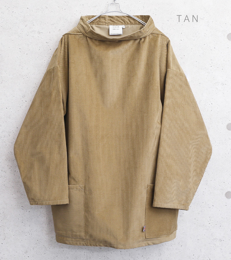 美品　NEWLYN SMOCKS ニューリンスモック フィッシャーマンシャツ　M NEWLYN FISHERMAN'S SMOCKS Newlyn Smocks ニューリンスモック