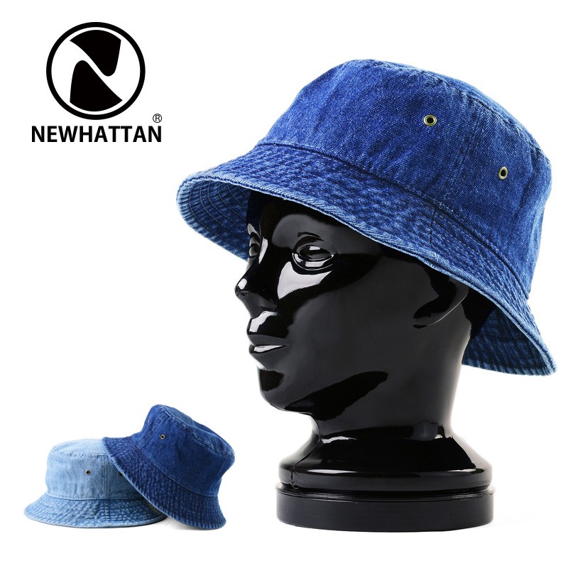 ネコポス配送可】 NEWHATTAN ニューハッタン Bucket Hat Denim #1530 バケットハット 帽子 メンズ バケットハット  ブランド【T】 :nhg272036108:ミリタリーショップWAIPER - 通販 - Yahoo!ショッピング