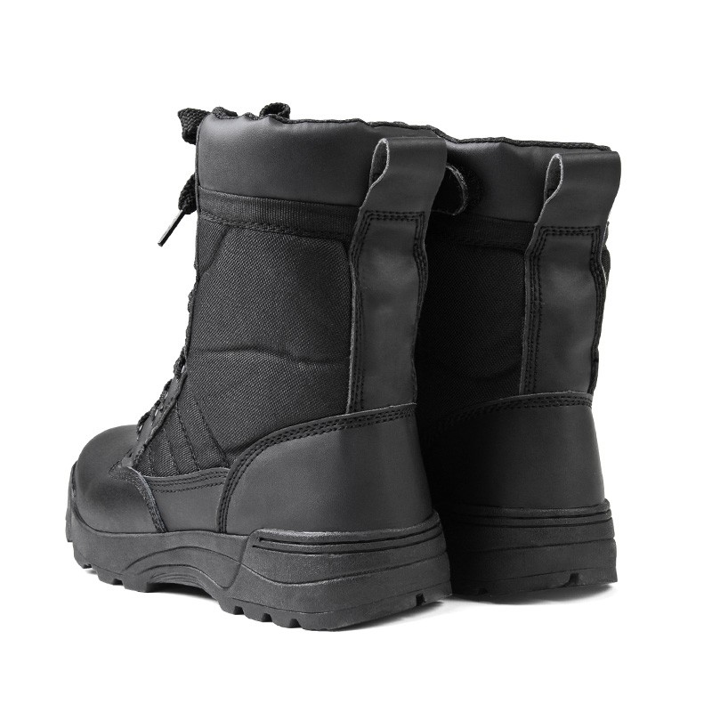 新品 SWAT サイドジッパータクティカルブーツ COBRA TYPE BLACK メンズ サバゲー 靴 ブーツ シューズ 装備 アメリカ軍【T】