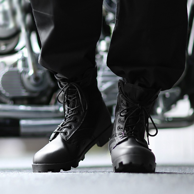 新品 米軍 G.I. STYLE ジャングルブーツ ブラック メンズ ミリタリーブーツ タクティカルブーツ コンバットブーツ 靴 サバゲー【Zo】【T】