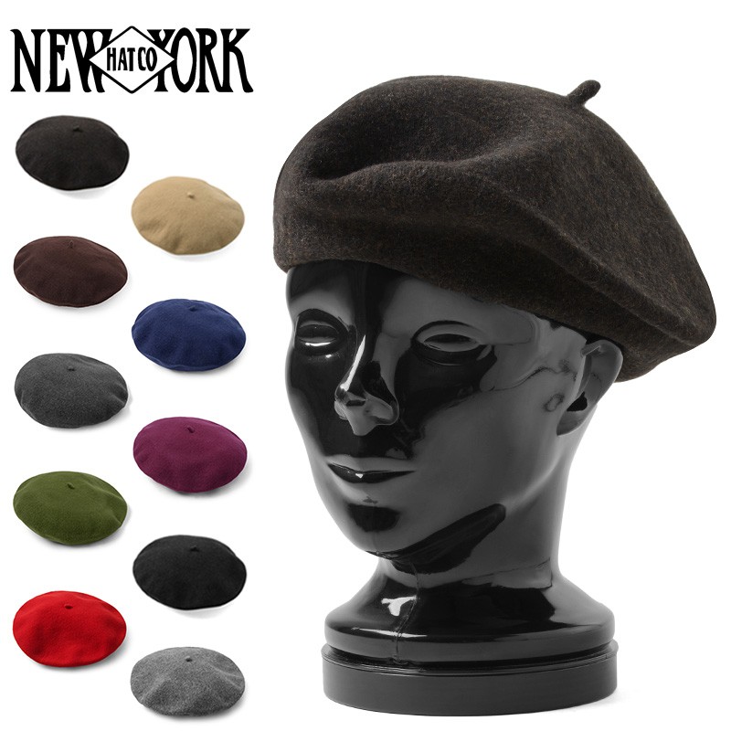 セール20％OFF！NEW YORK HAT ニューヨークハット 4005 11-1/2 INCH ベレー MADE IN USA レディース 帽子  ウール ベレー帽 メーカー【クーポン対象外】【T】