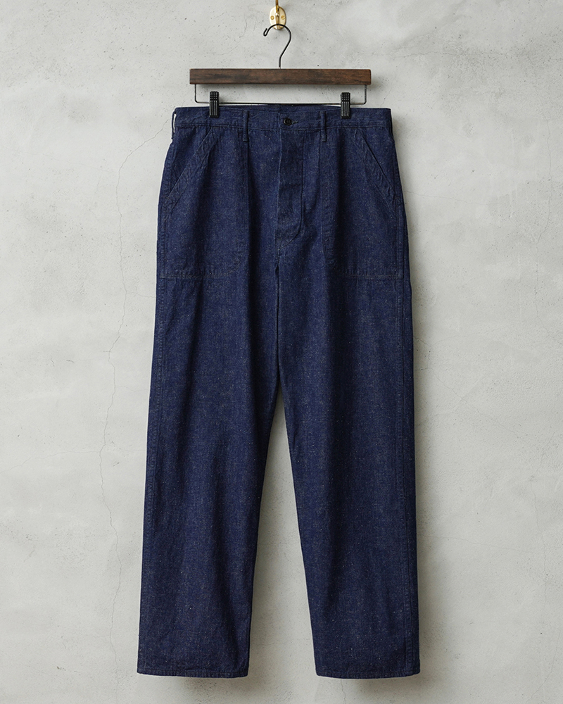【希少】オアスロウ US NAVY インディゴデニムベイカーパンツ 2 日本製 希少】オアスロウ US NAVY インディゴデニムベイカーパンツ 2 日本製