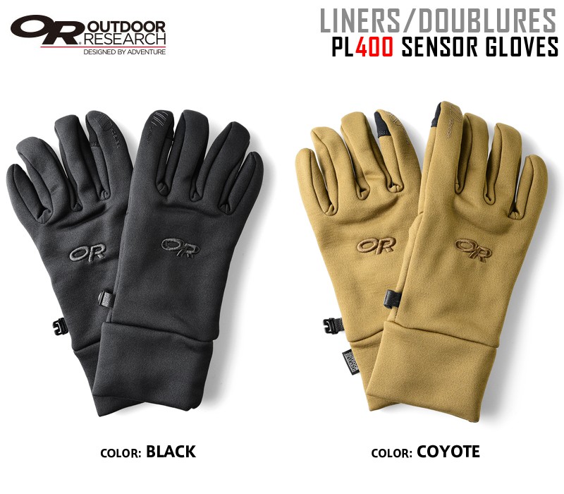 Outdoor Research Mens PL400 Sensor Gloves