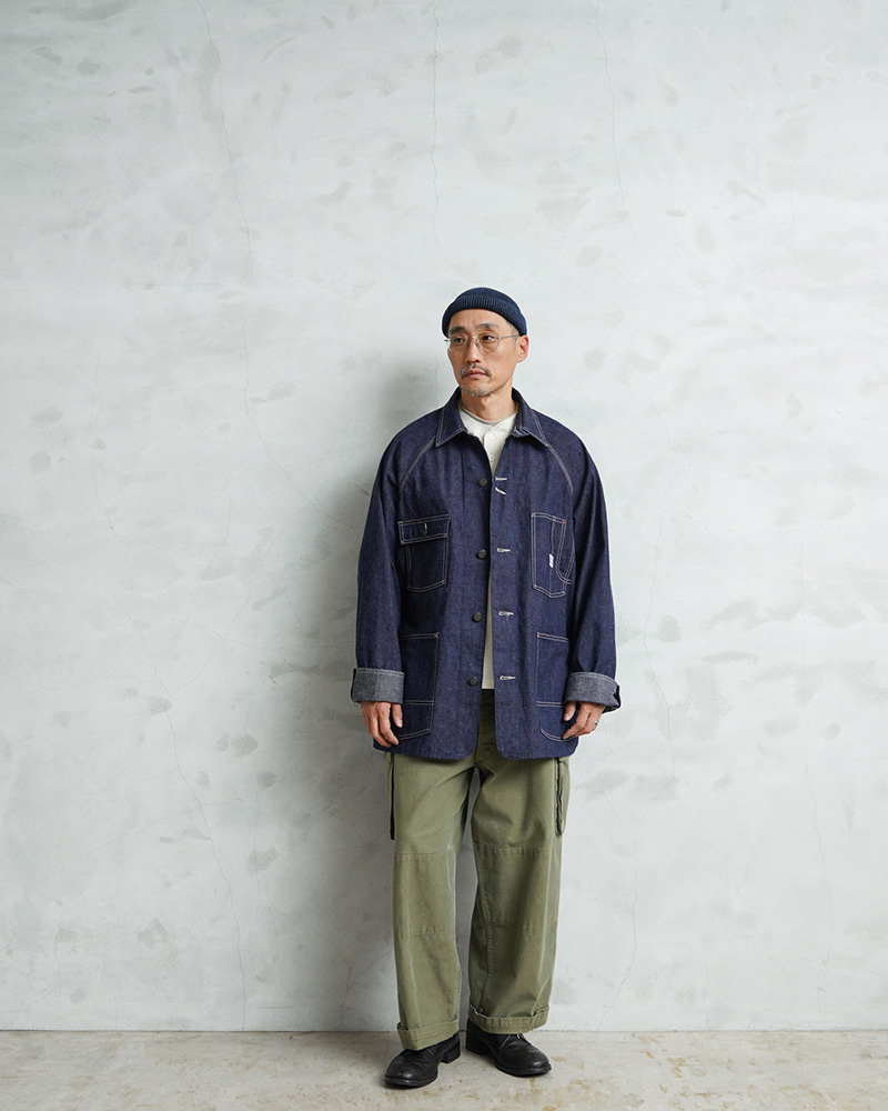 PAYDAY（ペイデイ） PD28-CA-5 PAYDAY 30's CHINSTRAP COVERALL デニム