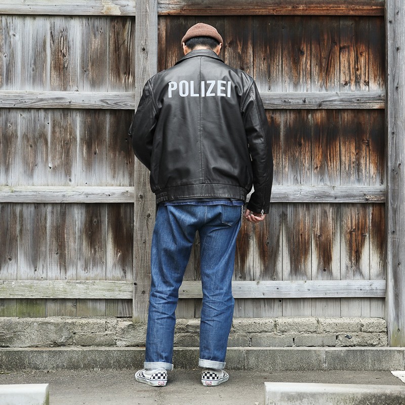 男女兼用 カジュアルウェア ドイツ警察 実物 90s POLIZEI リフレクター