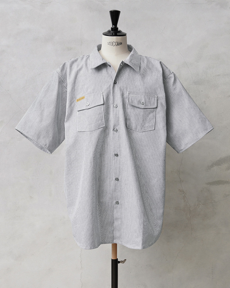 PRISON BLUES（プリズンブルース） PRBS407 SHORT SLEEVE ヒッコリー