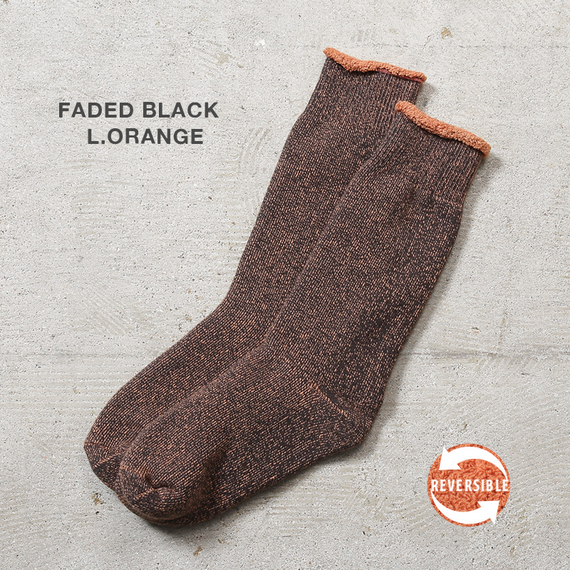 ROTOTO（ロトト） R1612 RIVERSIBLE PILE SOCKS リバーシブル パイル