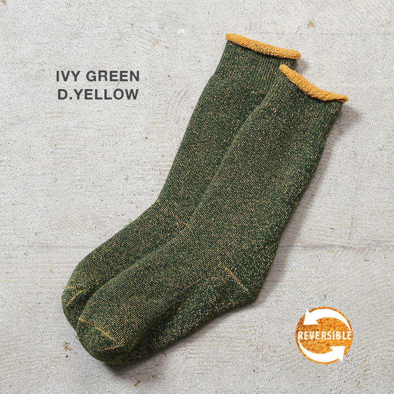 ROTOTO（ロトト） R1612 RIVERSIBLE PILE SOCKS リバーシブル パイル