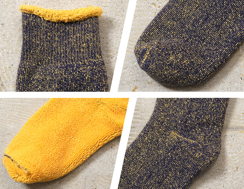 ROTOTO（ロトト） R1612 RIVERSIBLE PILE SOCKS リバーシブル パイル