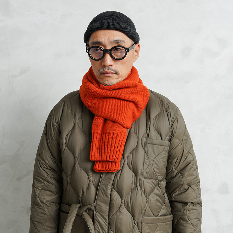 ROTOTO（ロトト） R5148 GUERNSEY SWEATER SLEEVE MUFFLER ガンジー