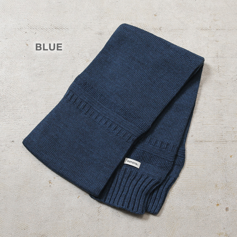 ROTOTO（ロトト） R5148 GUERNSEY SWEATER SLEEVE MUFFLER ガンジー