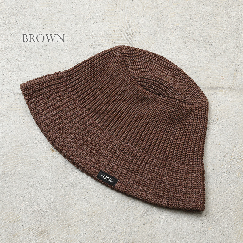 RACAL（ラカル） RL-23-1300 Knit Bucket Hat ニット バケットハット