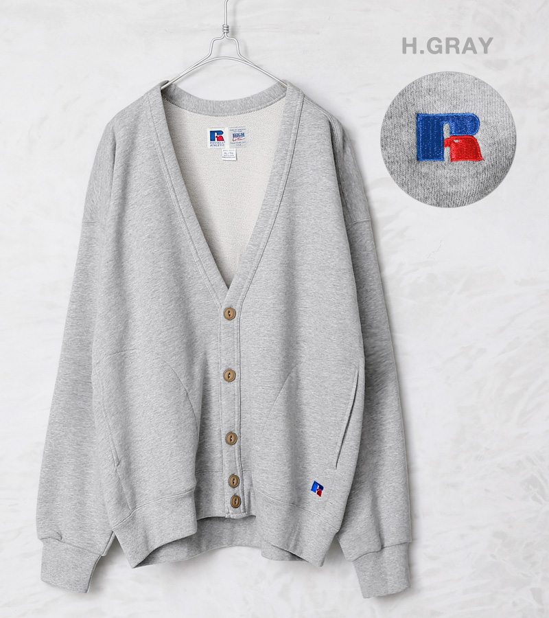 RUSSELL ラッセル RC-22706 HIGH COTTON SWEAT CARDIGAN