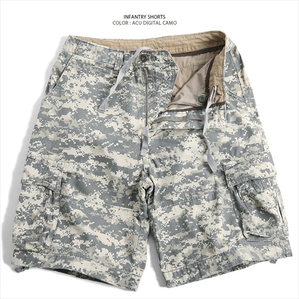 ロスコ 迷彩 ショーツ ROTHCO ロスコ コットンポリ ツイル BDU ショーツ ｜ 定番