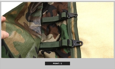 MILITARY 実物 新品 米軍M240 SPARE BARREL バッグ WOODLAND