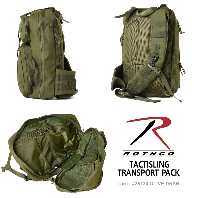 ROTHCO ロスコ TACTISLING TRANSPORT PACK タクティスリング トランスポートパック スリングバッグ ショルダーバッグ  ミリタリー MOLL モールシステム【T】