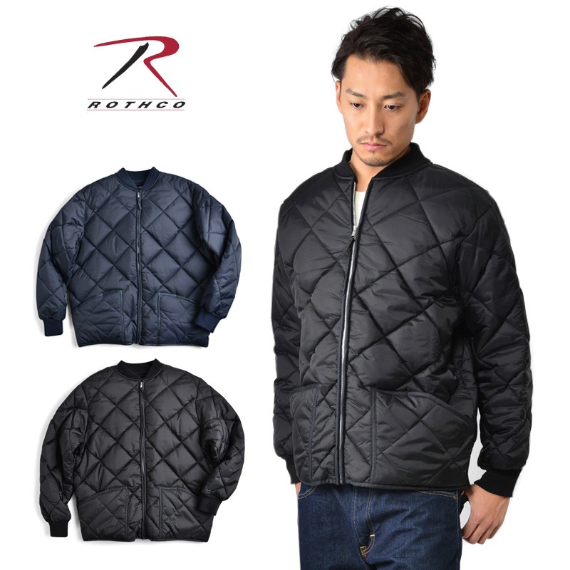 ROTHCO キルティングフライトジャケット ROTHCO ロスコ DIAMOND NYLON キルティング フライトジャケット