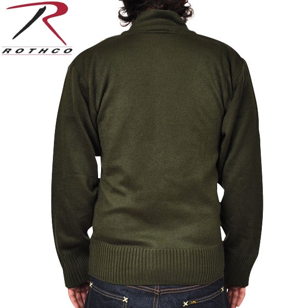 ROTHCO（ロスコ） ミリタリーセーター G.I. 5ボタンヘンリーネック 