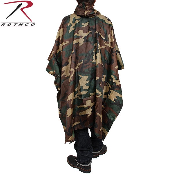 ROTHCO（ロスコ） ミリタリーグッズ G.I. PLUS RIP-STOP レイン