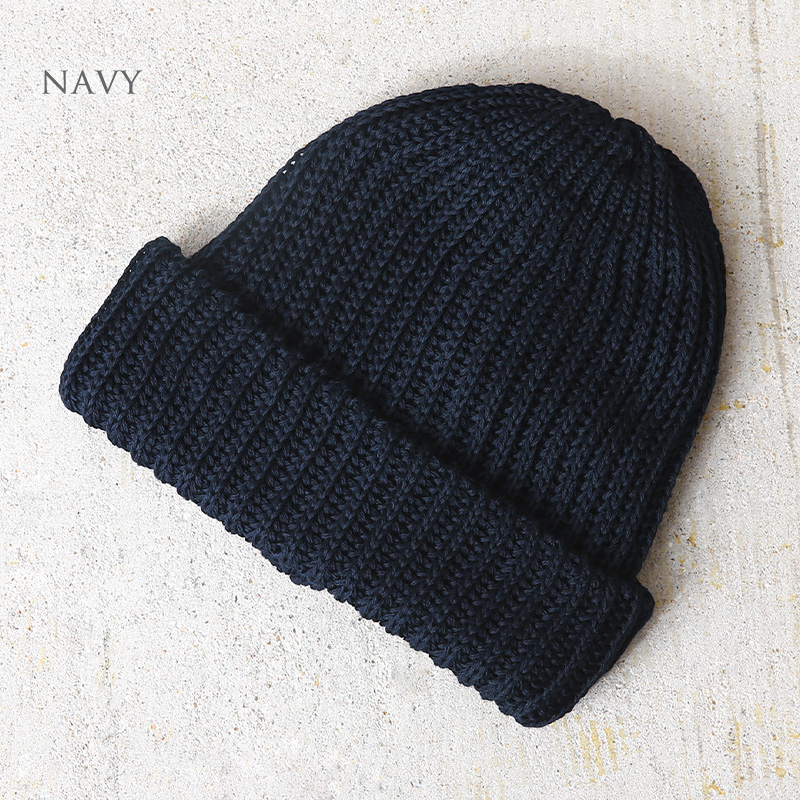 ニットキャップ・ビーニー COOR Cotton Skashi Short Beanie 5JH876 rototo-r5082_6.jpg
