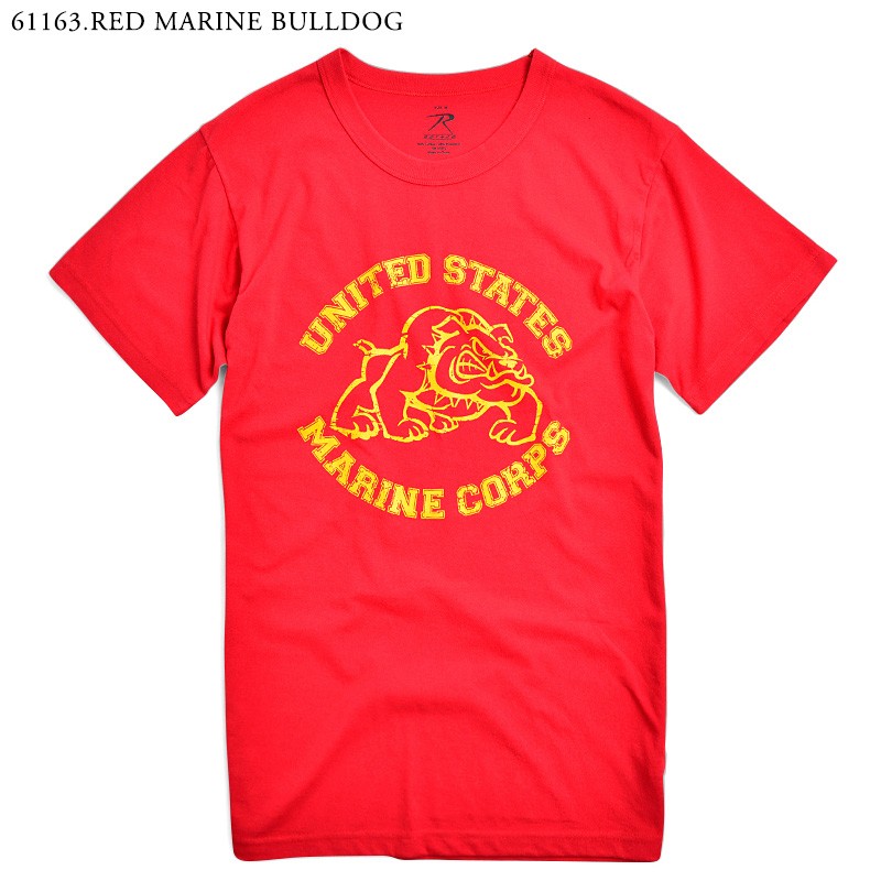 ROTHCO ロスコ VINTAGE MILITARY U.S.M.C.プリントTシャツ メンズ レディース カットソー 半袖 米軍 アメリカ軍  ミリタリー USMC ブランド【T】