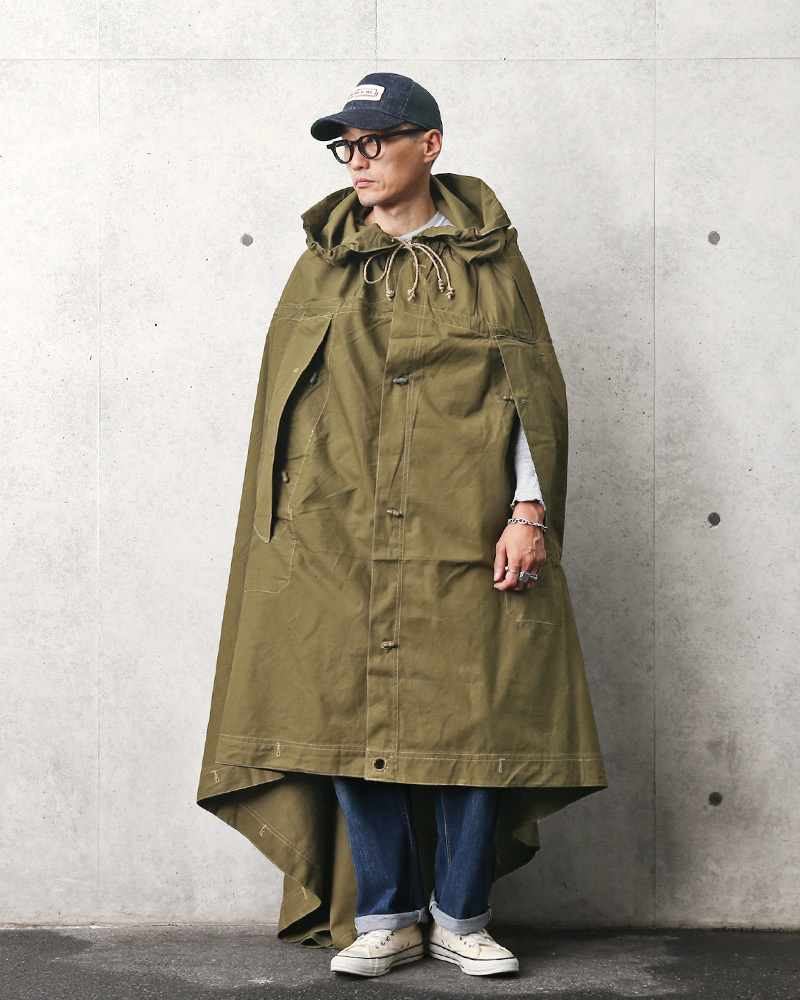 ルーマニア軍放出品 長く フィールドJK テントクロス48 040822