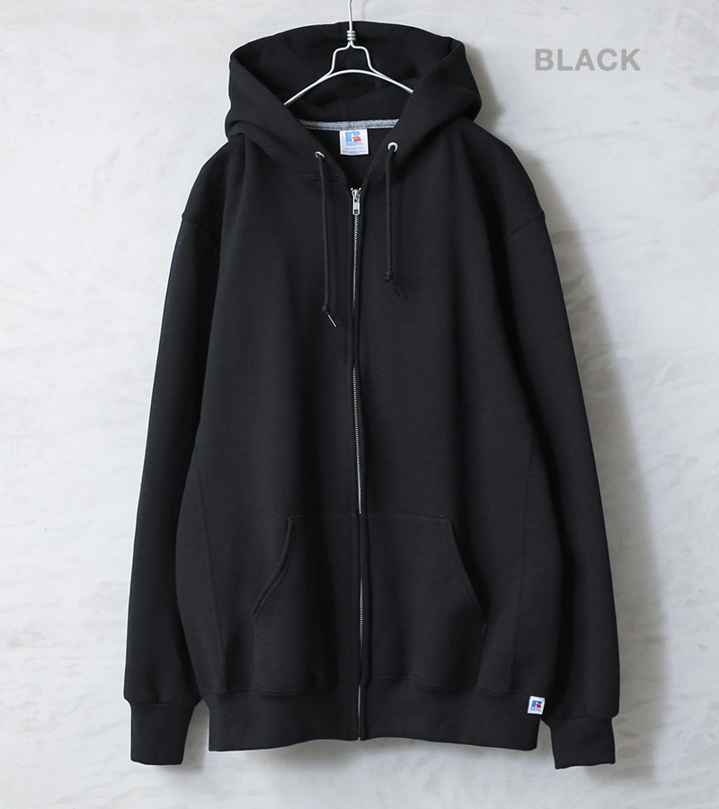 (ラッセル) Russell レディース Authentic フルジップパーカー フーディー PC5637 (ブラック) Amazon.co.jp: (ラッセル) Russell オーセンティック フルジップ