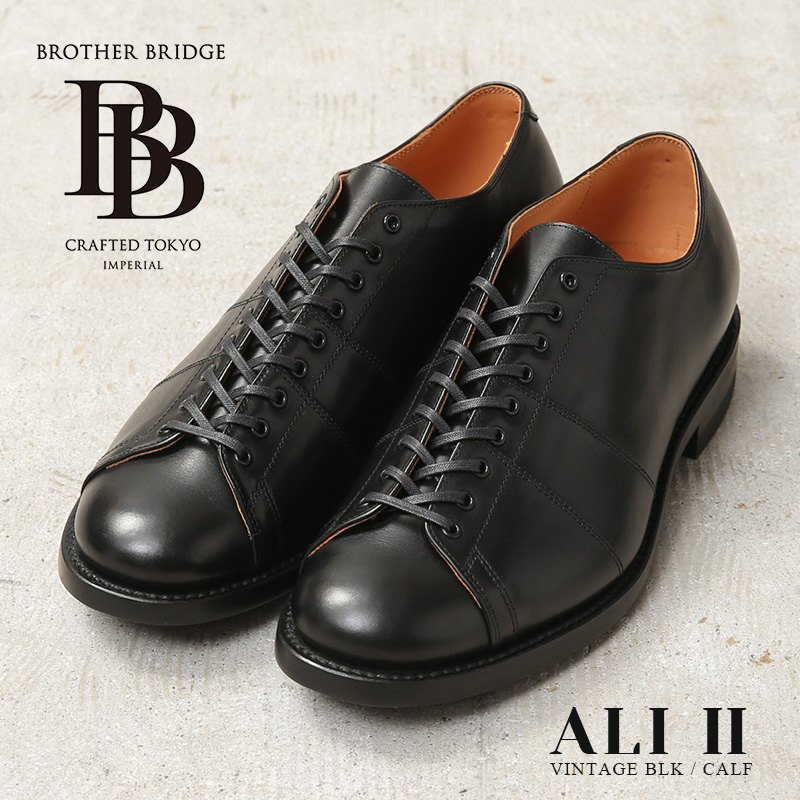 BROTHER BRIDGE ブラザーブリッジ S020 ALI II VINTAGE BLK / CALF