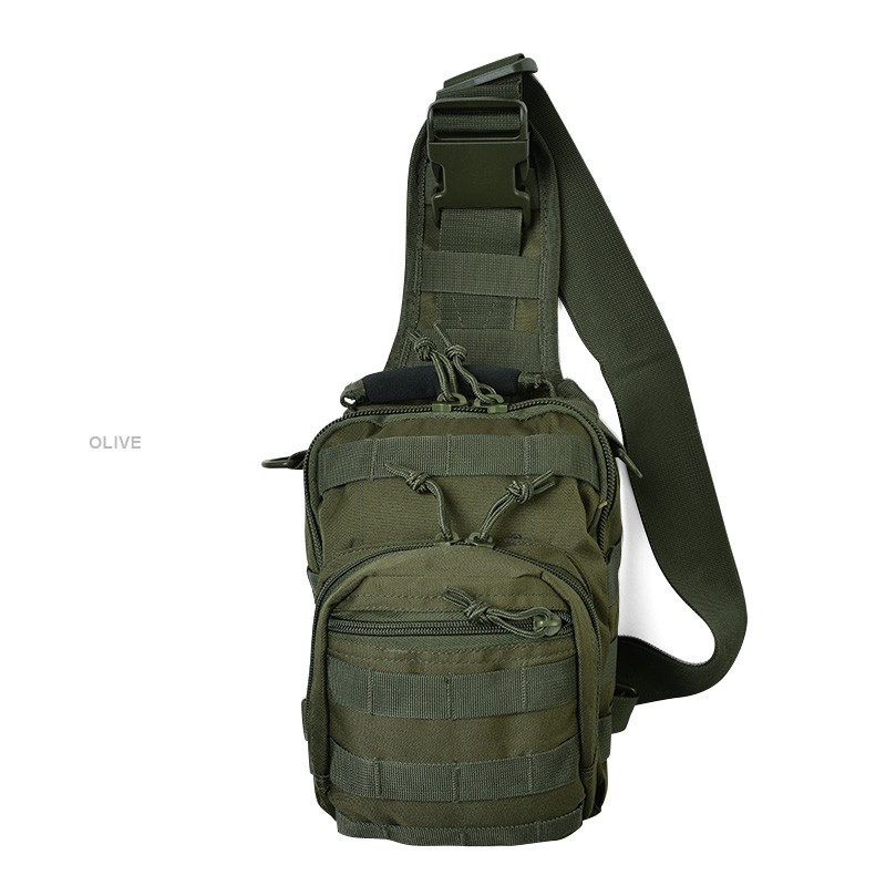 コヨーテブラウン色 モールシステム対応バッグ MILITARY ミリタリーバッグ 多機能 スカウトワンショルダー