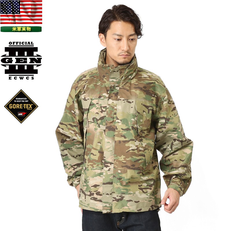 実物 新品 米軍ECWCS GEN3 Level6 GORE-TEX ジャケット MultiCam 