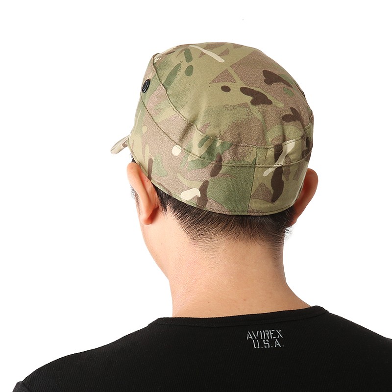 メンズ レディース 帽子 キャップ ミリタリー 迷彩 カモフラ 実物 USED イギリス軍 MTP コンバットキャップ【クーポン対象外】【T】