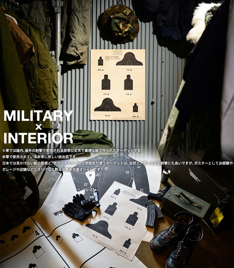 MILITARY（ミリタリー） 実物 新品 米軍 Slow Fire ターゲット