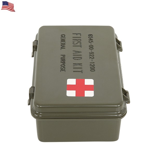 実物 新品 米軍 FIRST AID KIT MEDICALボックス ミリタリー 雑貨