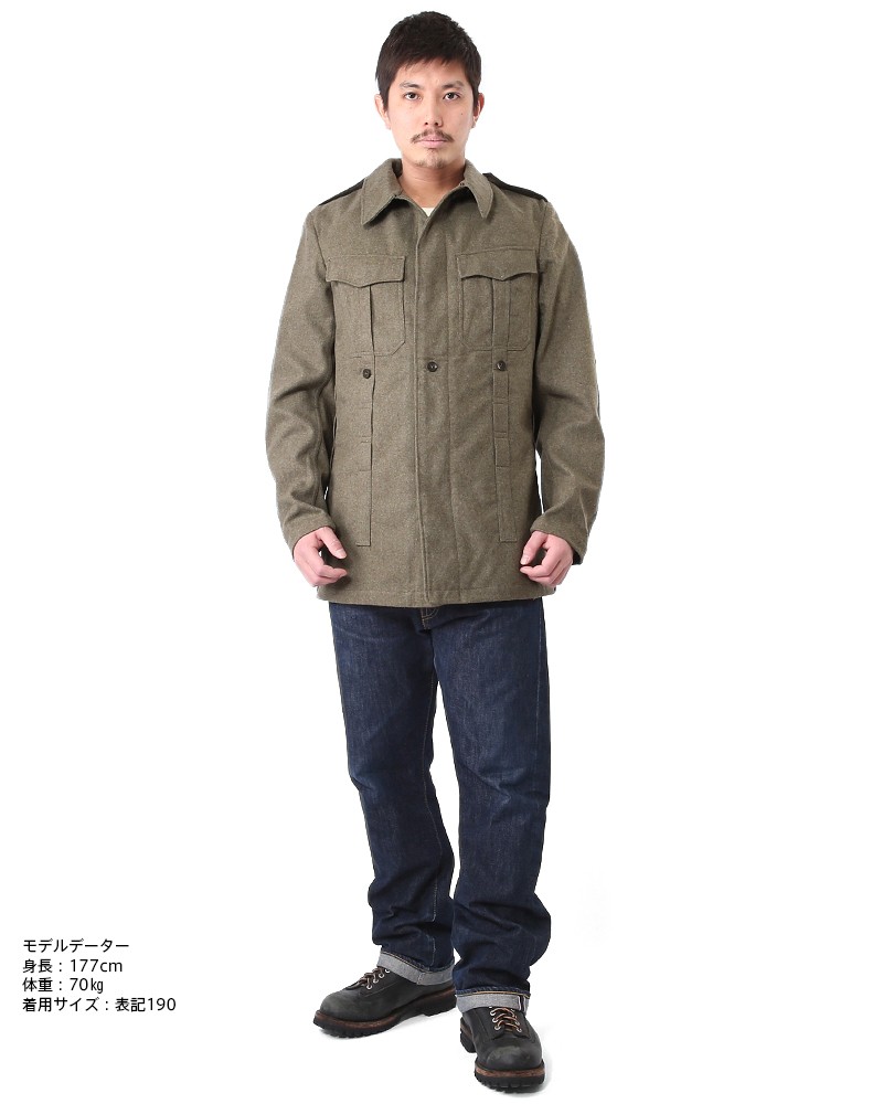 MILITARY 実物 USED ドイツ軍ウールジャケット CPO ミリタリー