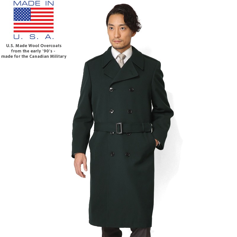 実物 新品 カナダ陸軍 ARMY オーバーコート MADE IN USA アメリカ製