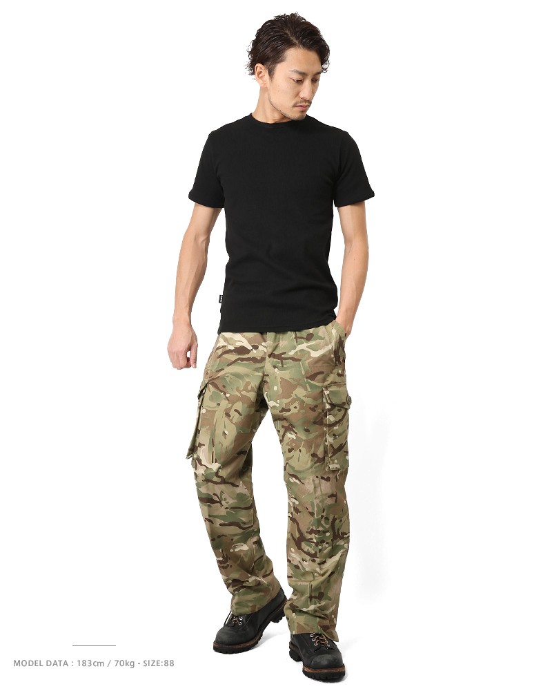 MILITARY 実物 新品 イギリス軍WINDPROOF COMBAT パンツ Multi
