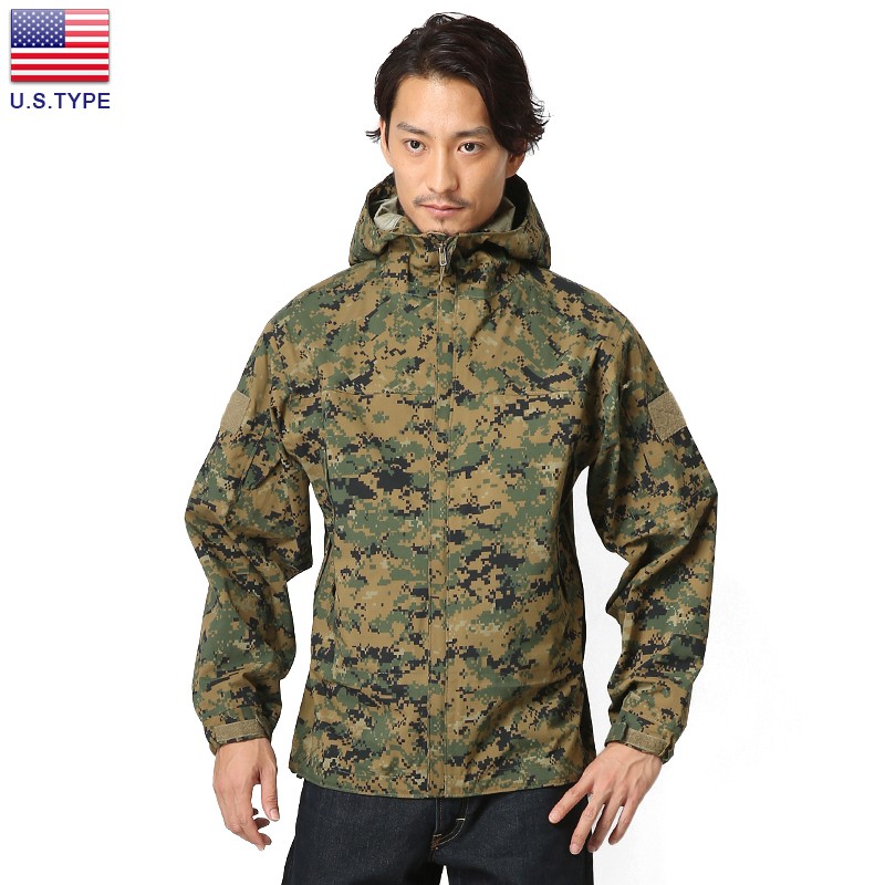 U.S.TYPE シェルジャケット WOODLAND MARPAT メンズ ミリタリー