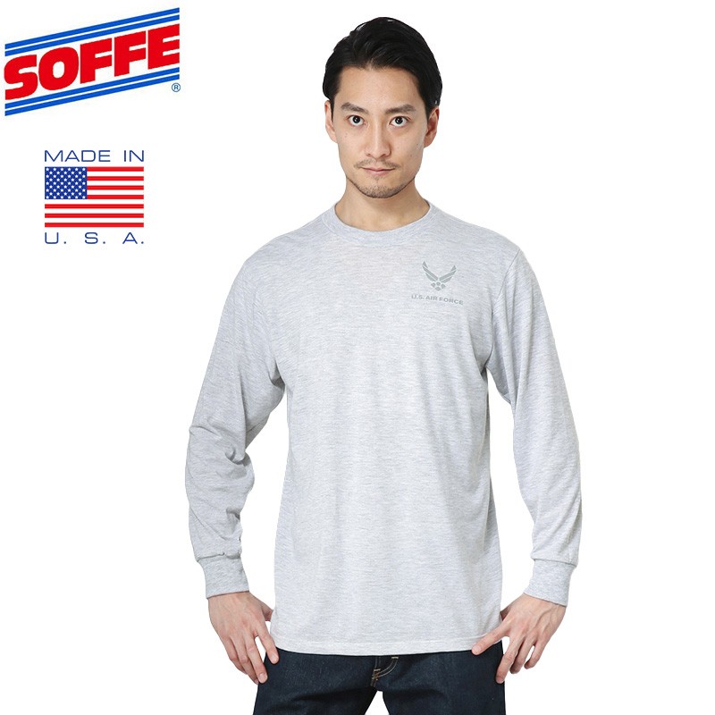 SOFFE ソフィー 967M U.S.AIR FORCE 長袖Tシャツ MADE IN USA メンズ