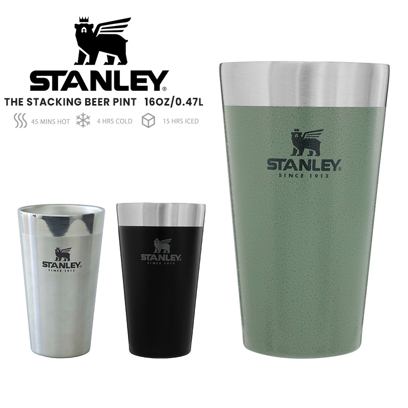 STANLEY スタンレー BEER PINT スタッキング真空パイント 保温・保冷グラス 0.47L コップ カップ 食器 ギア アウトドア  ブランド【Sx】【T】