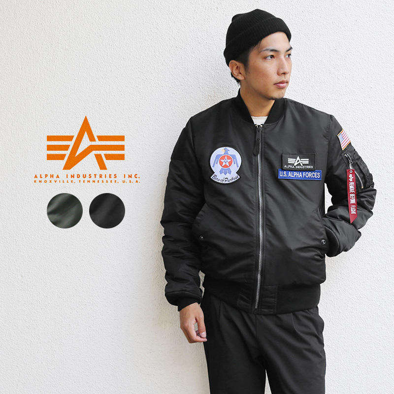 ALPHA アルファ TA0196 AIR CREW JAPAN FIT MA-1 ジャケット